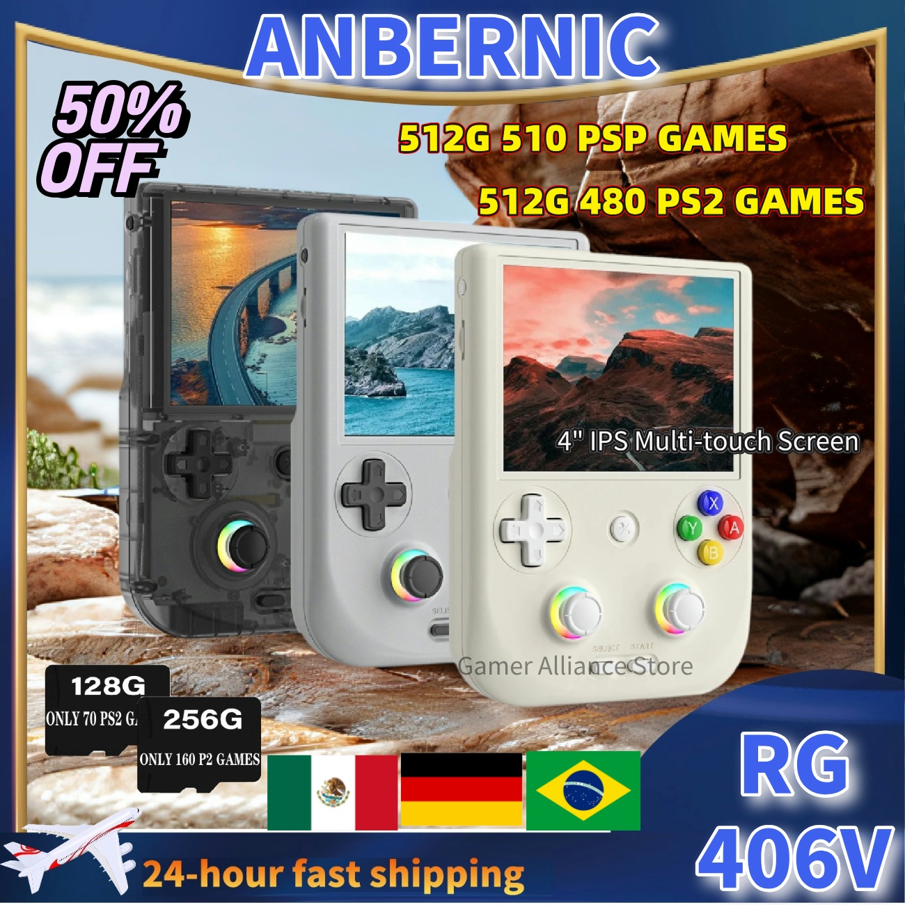 Retro Gaming Qss - ANBERNIC RG406V RG 406V Retro Handheld