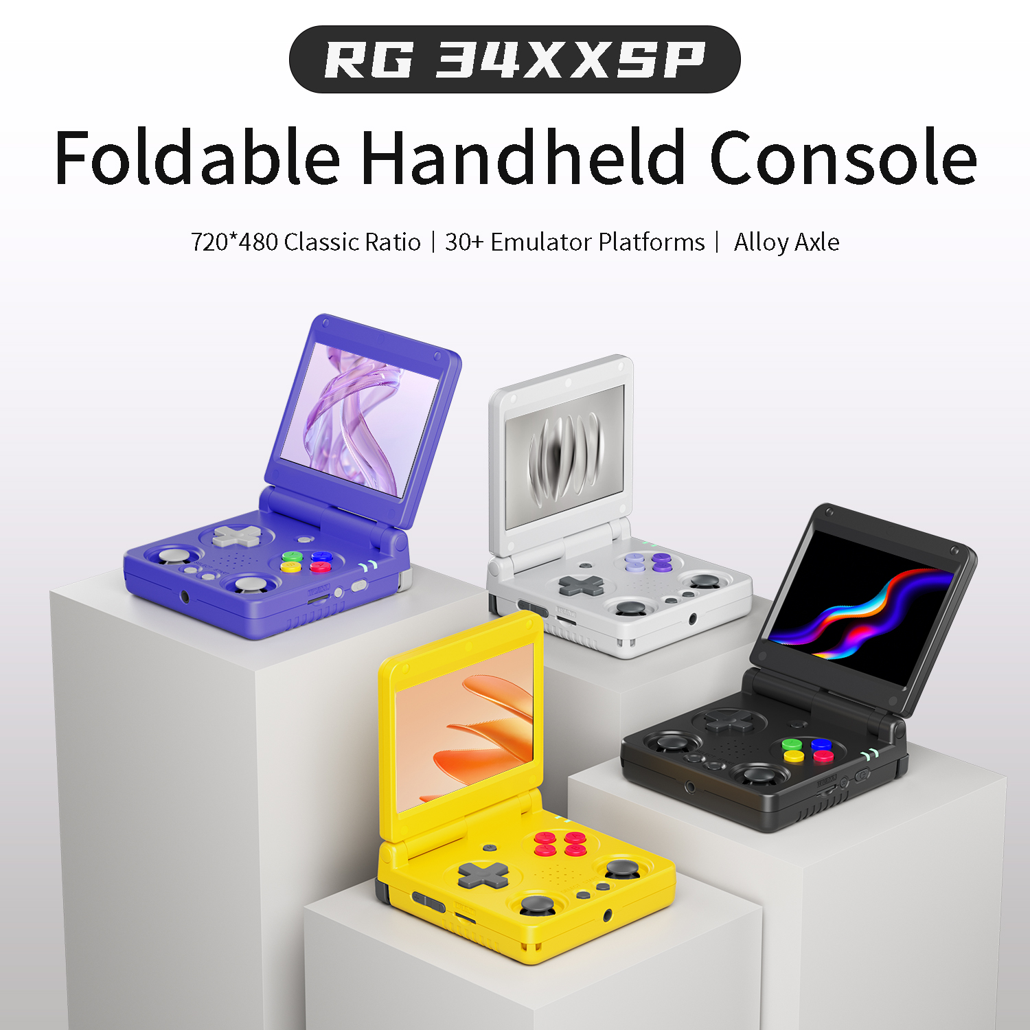 Anbernic RG34XXSP RG35XXSP Fli - огляд і ціна Retro Gaming Console Handheld