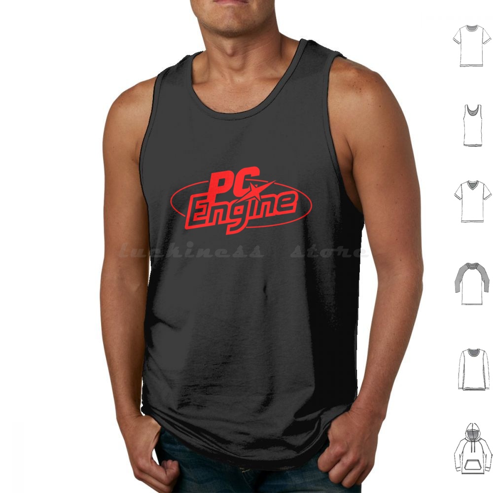 Pc Engine Logo Tank Tops Print - огляд і ціна Retro Gaming Logo
