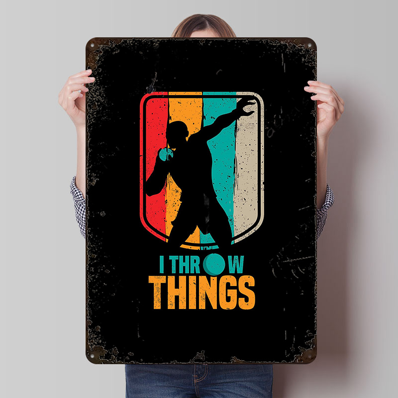 Funny Shot Put Gift Idea Tin P - огляд і ціна Retro Gaming Ideas