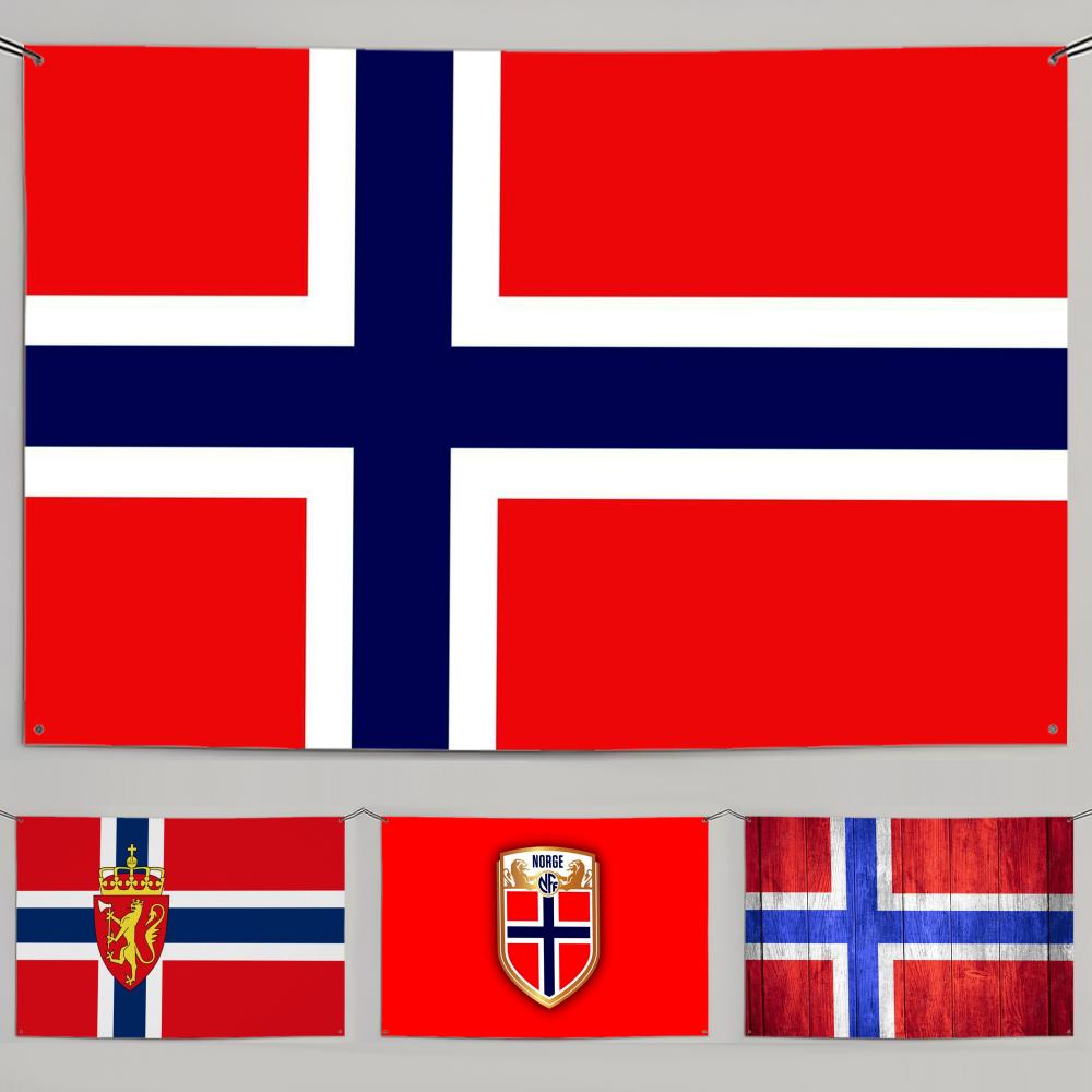 1PC Famous Norway Flags Retro  - огляд і ціна Retro Gaming Banner