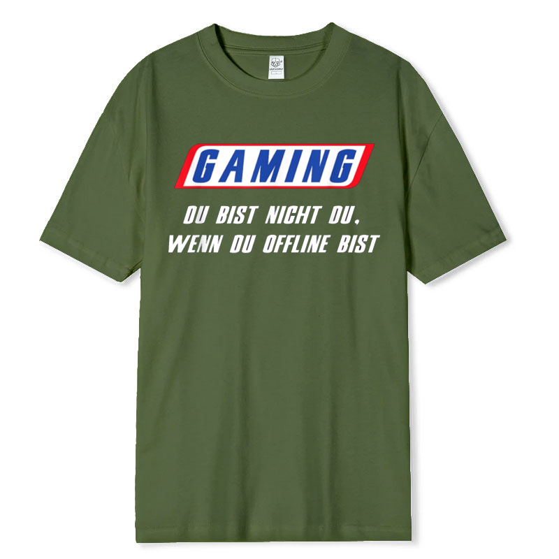Funny German T Shirt Gaming Du - огляд і ціна Retro Gaming Ideas
