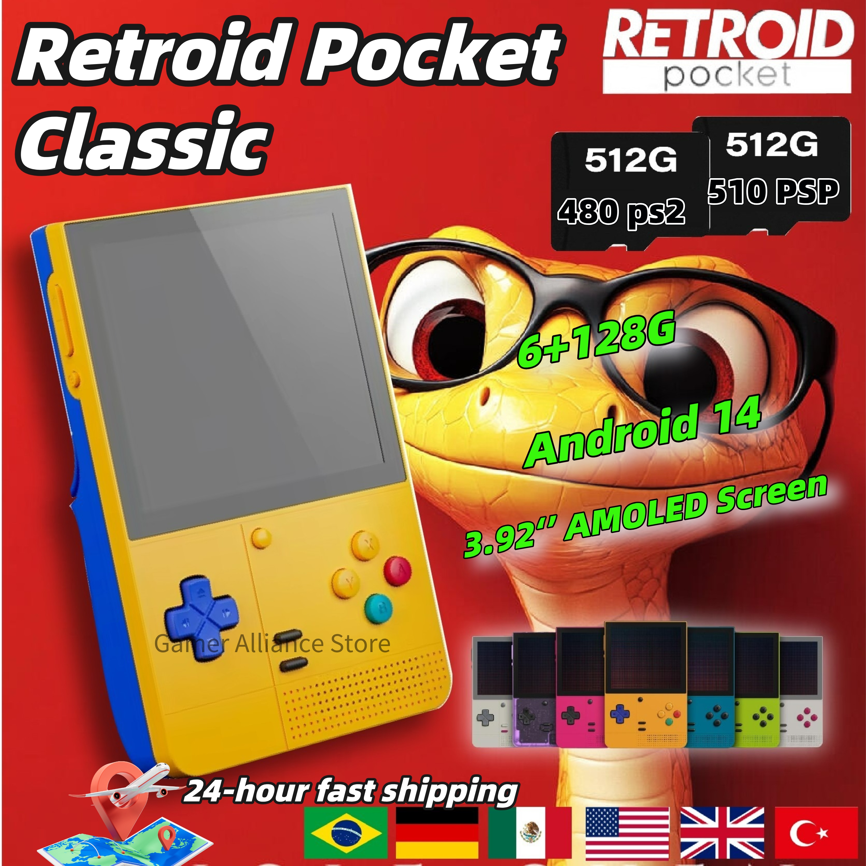 Retroid Pocket Classic RP Clas - огляд і ціна Retro Gaming Qss