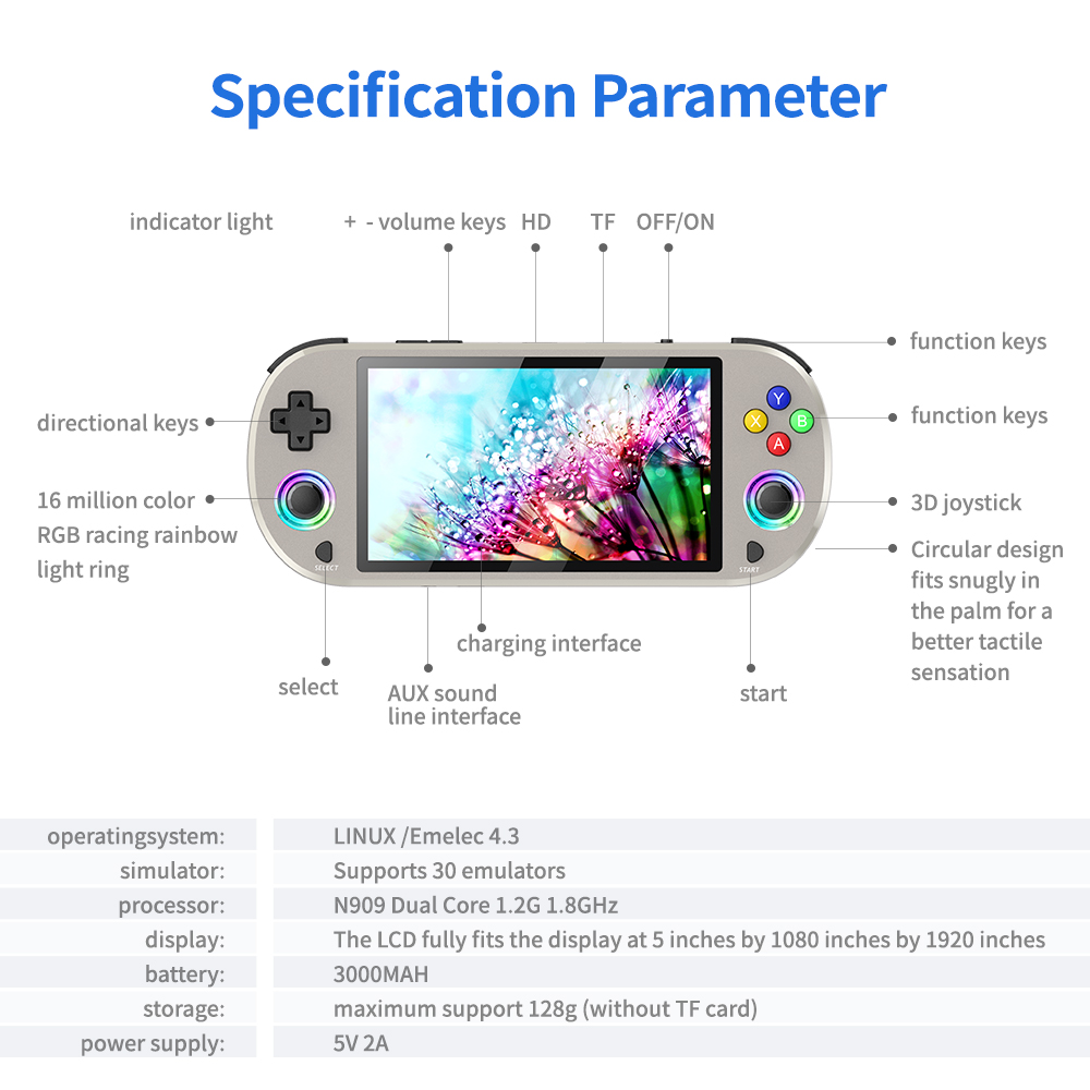 New 128GB M22 Pro Portable Poc - огляд і ціна Retro Gaming Qss