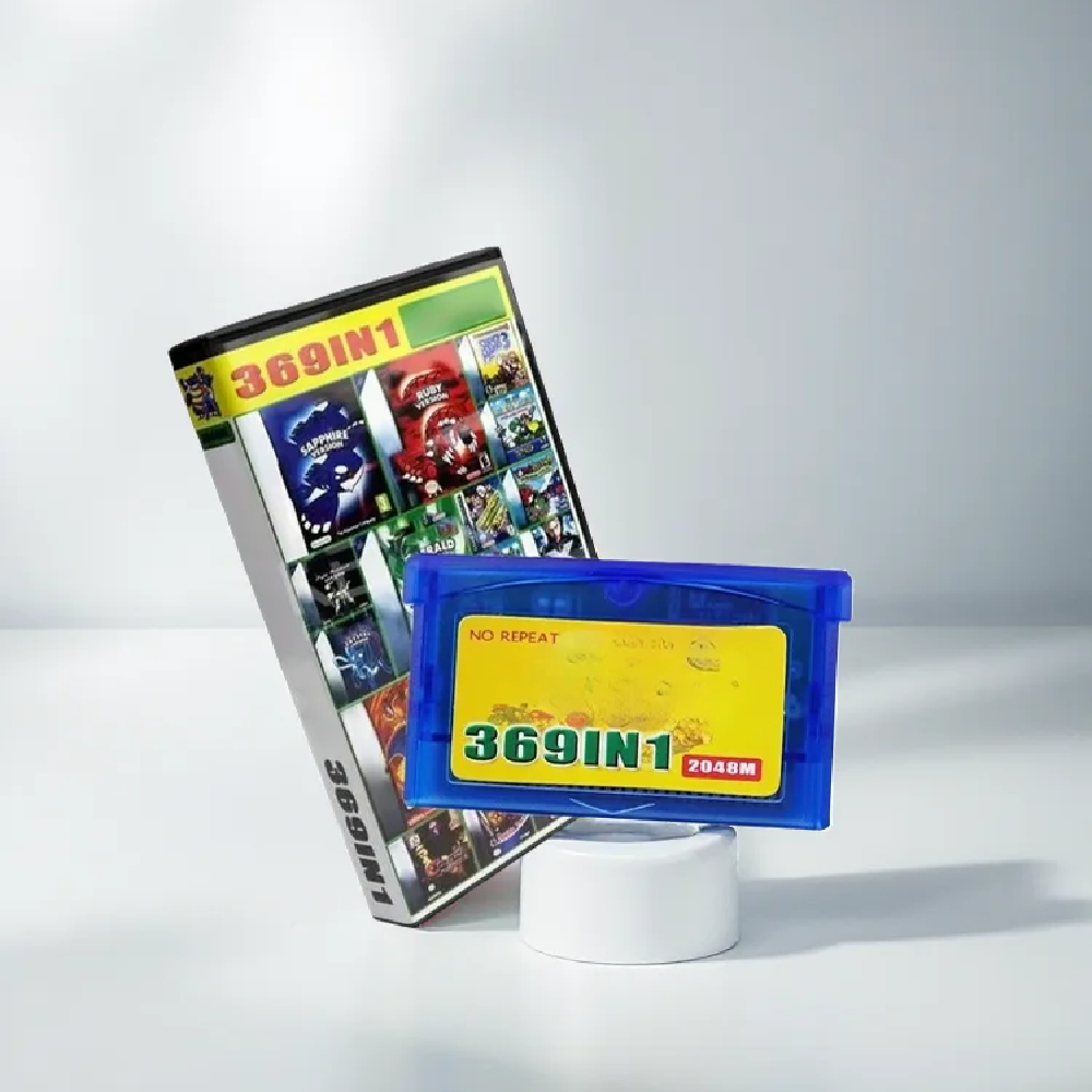 369 in 1 GBA Game Cartridge 32 - огляд і ціна Retro Gaming Gif
