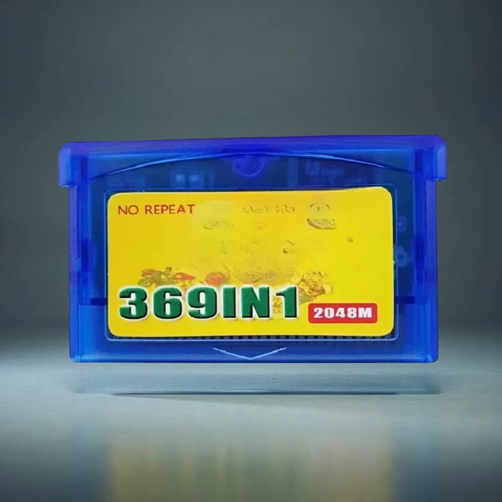 369 in 1 GBA Game Cartridge 32 - огляд і ціна Retro Gaming Gif