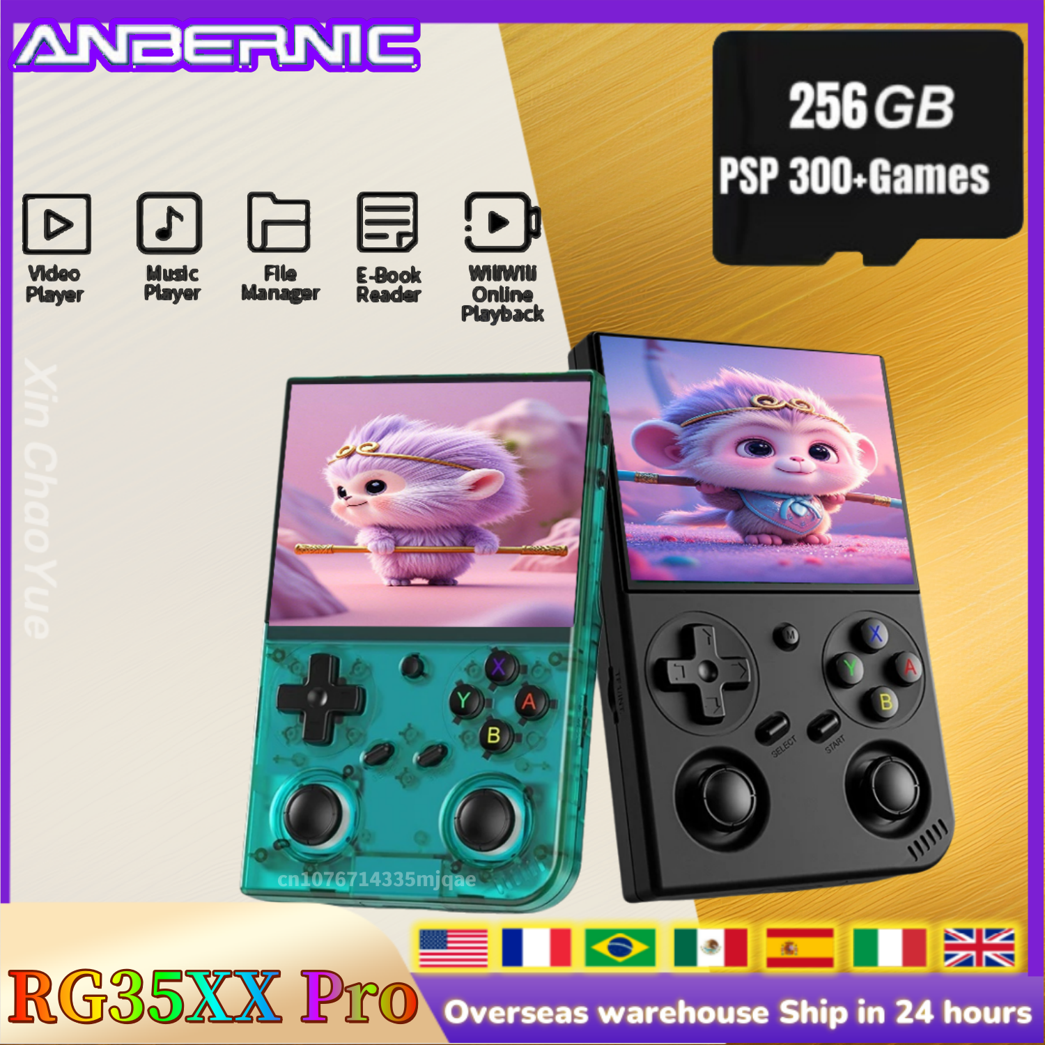 Anbernic RG35XX PRO RG 35XXPRO - огляд і ціна Retro Gaming Qss