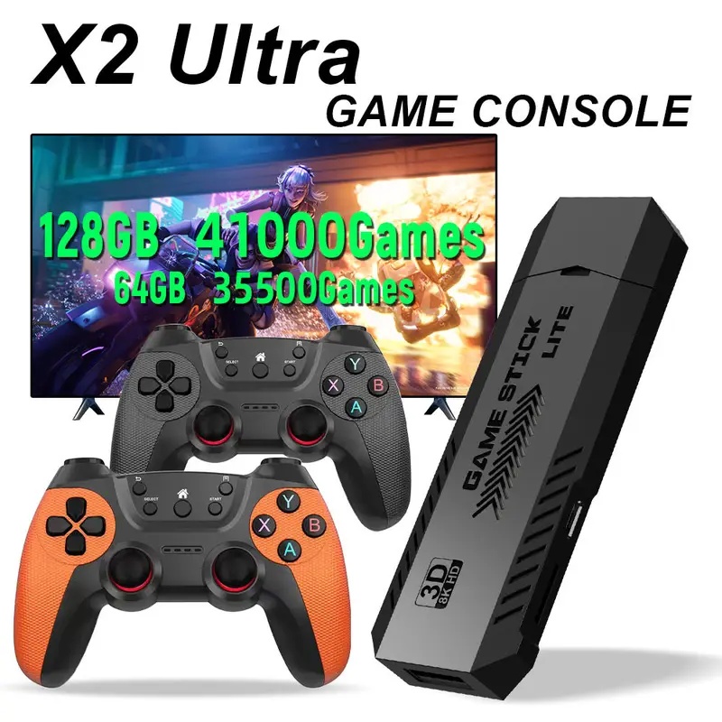 X2 Ultra Pro Retro Game Stick  - огляд і ціна Retro Gaming Gif