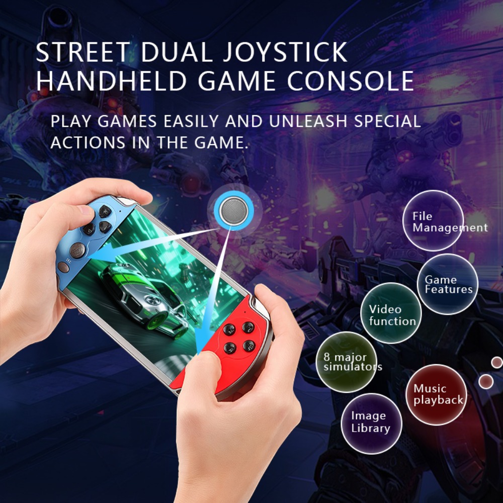 X7 Plus Handheld Game Console  - огляд і ціна Retro Gaming Qss