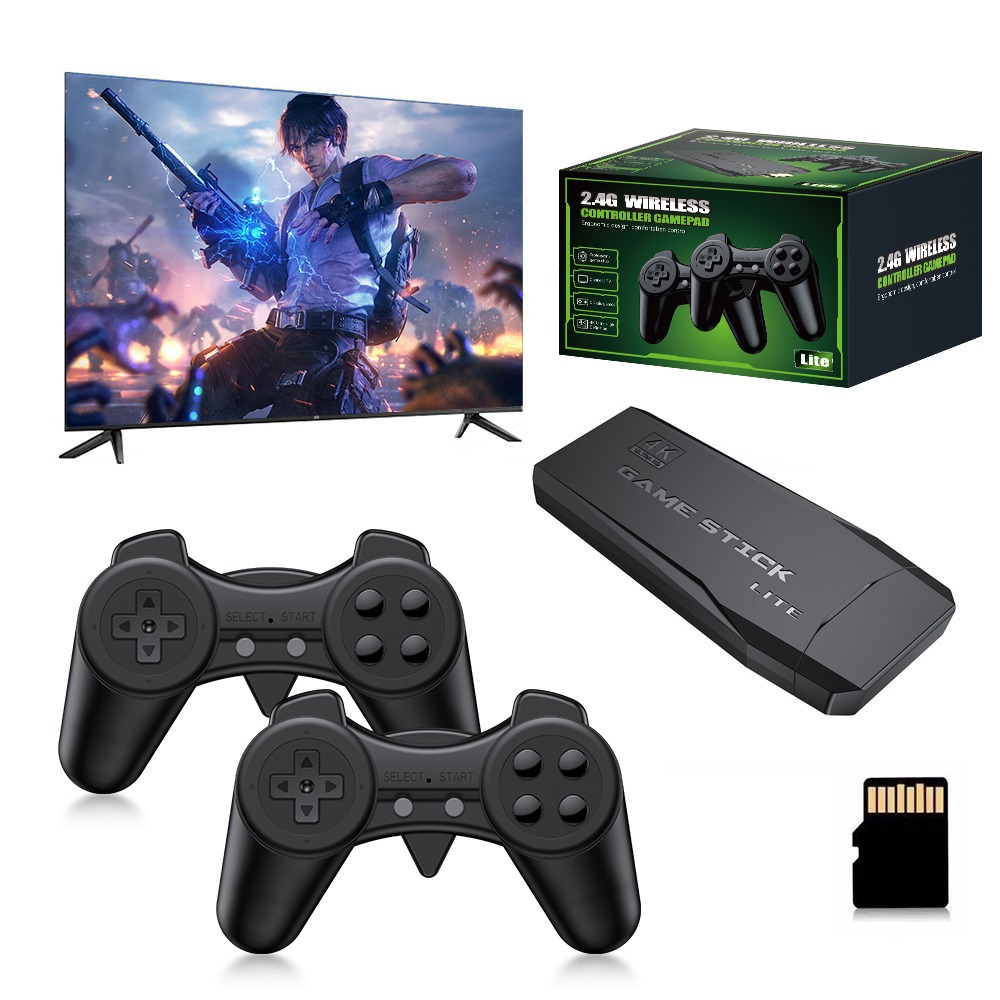 Portable 4K Retro Game Stick C - огляд і ціна Retro Gaming Qss