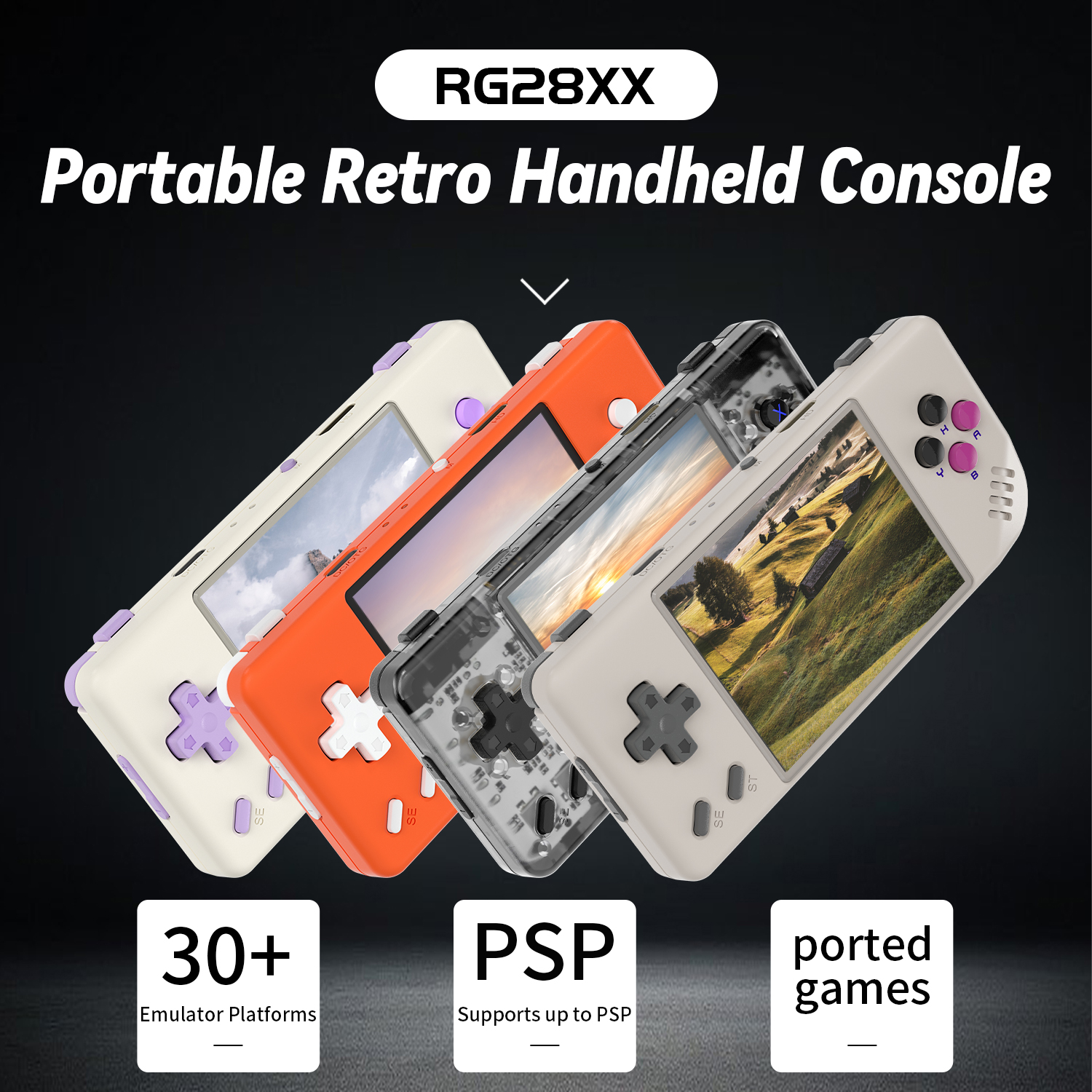 ANBERNIC RG28XX Retro Handheld - огляд і ціна Retro Gaming Qss