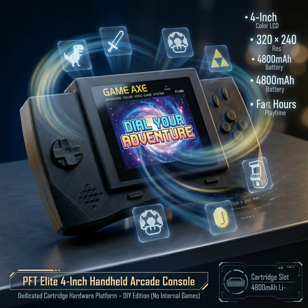 PFT Elite 4-Inch Handheld Arca - огляд і ціна Retro Gaming Console Handheld