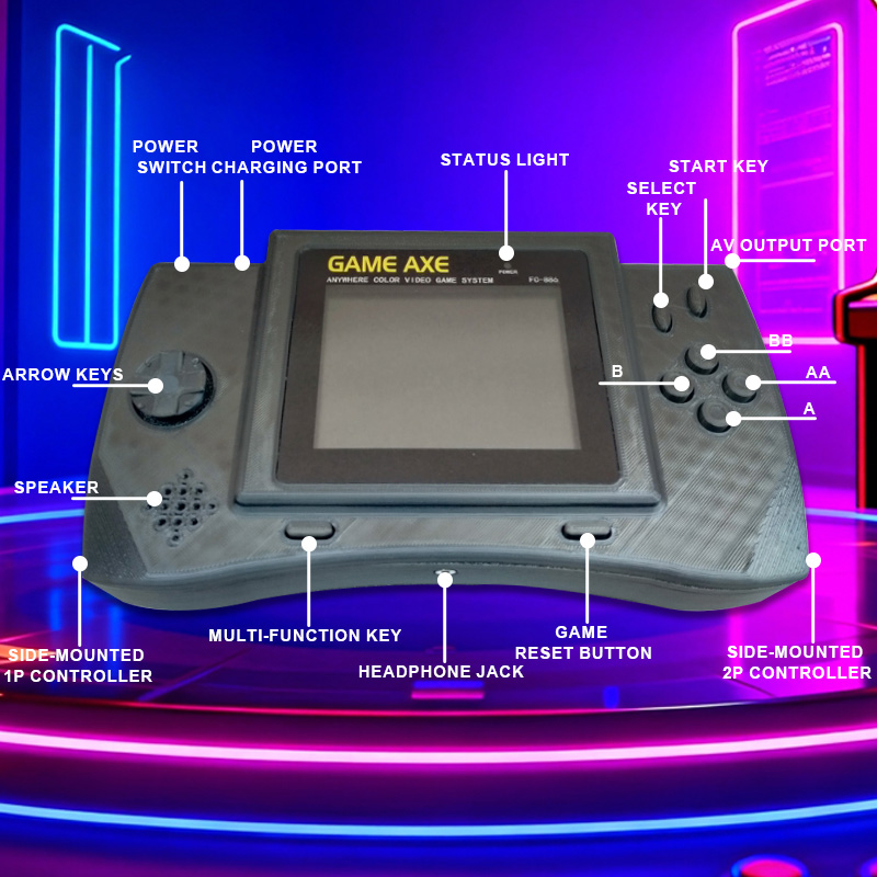 PFT Elite 4-Inch Handheld Arca - огляд і ціна Retro Gaming Console Handheld