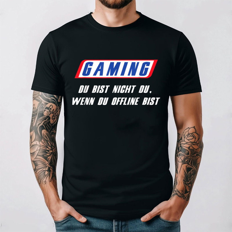 Funny German T Shirt Gaming Du - огляд і ціна Retro Gaming Ideas