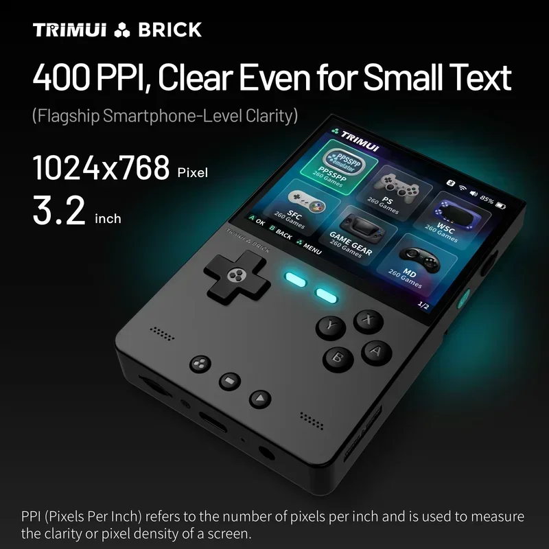 TRIMUI BRICK Retro Handheld Ga - огляд і ціна Retro Gaming Console Handheld