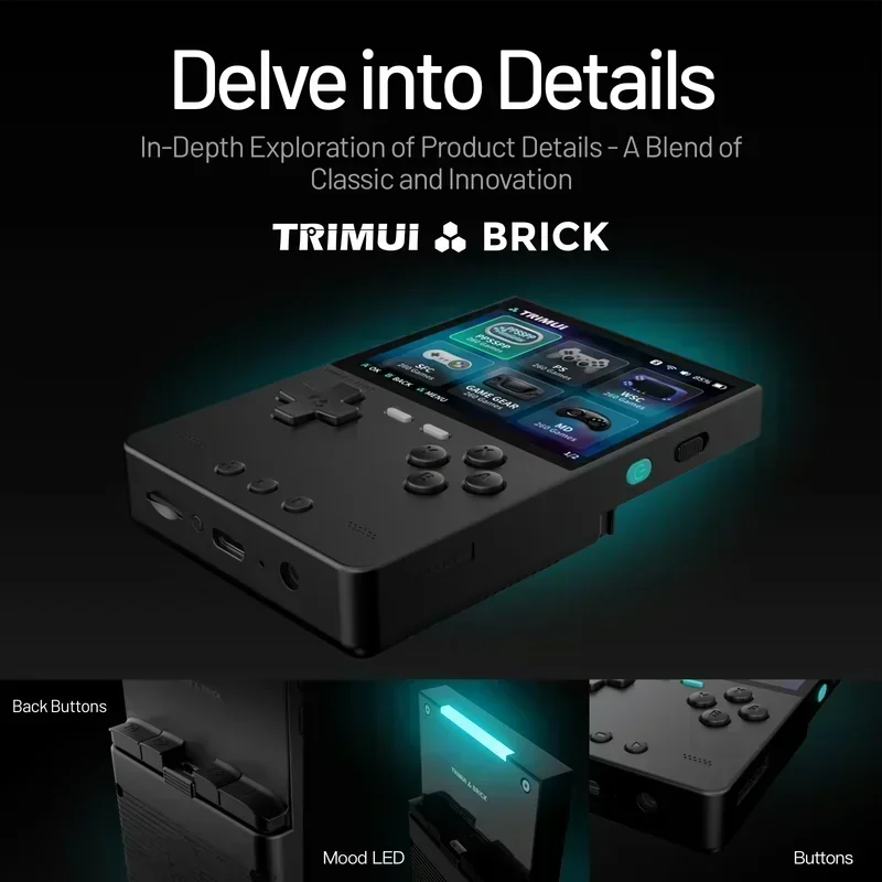 TRIMUI BRICK Retro Handheld Ga - огляд і ціна Retro Gaming Console Handheld