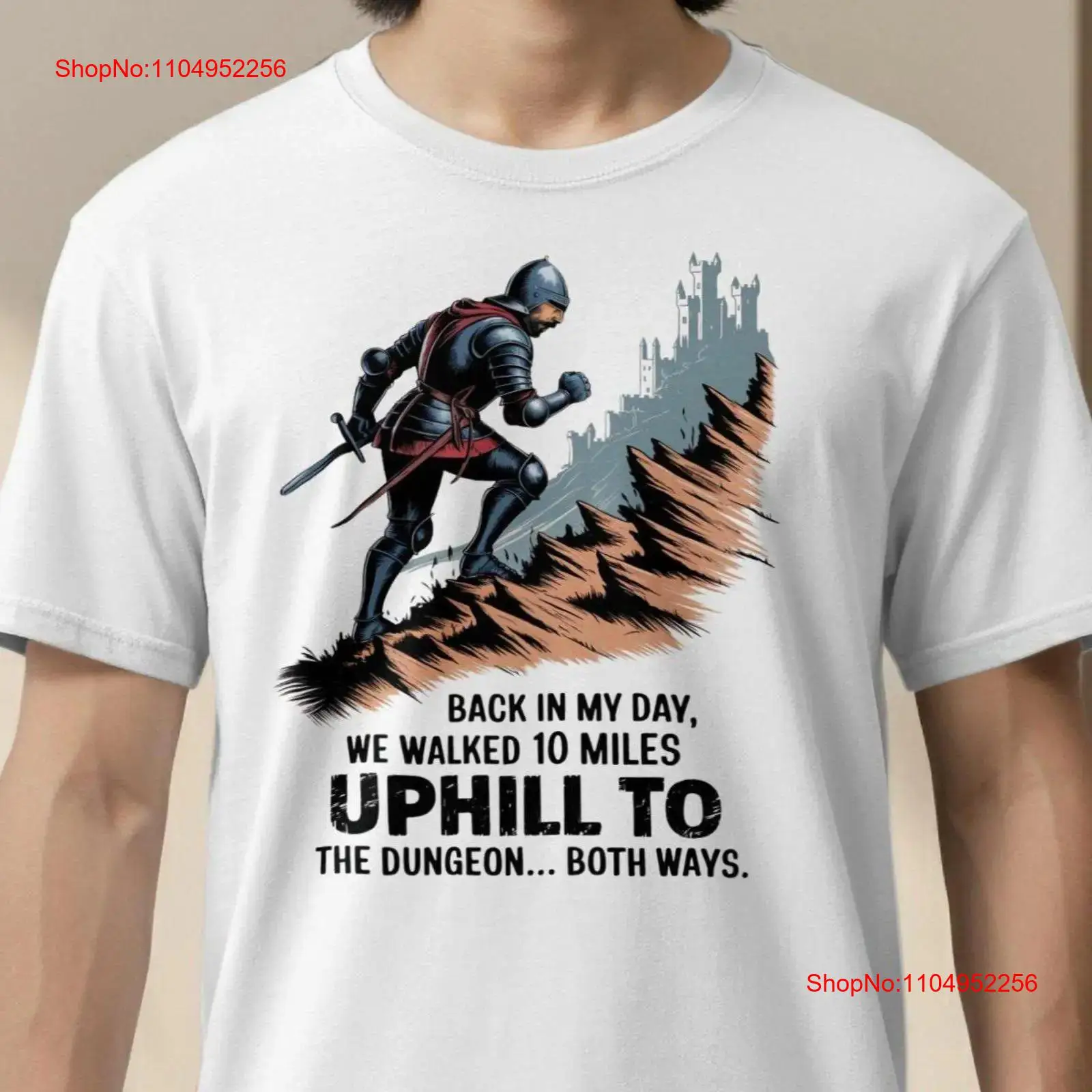 Funny Knight T Shirt Uphill Du - огляд і ціна Retro Gaming Ideas