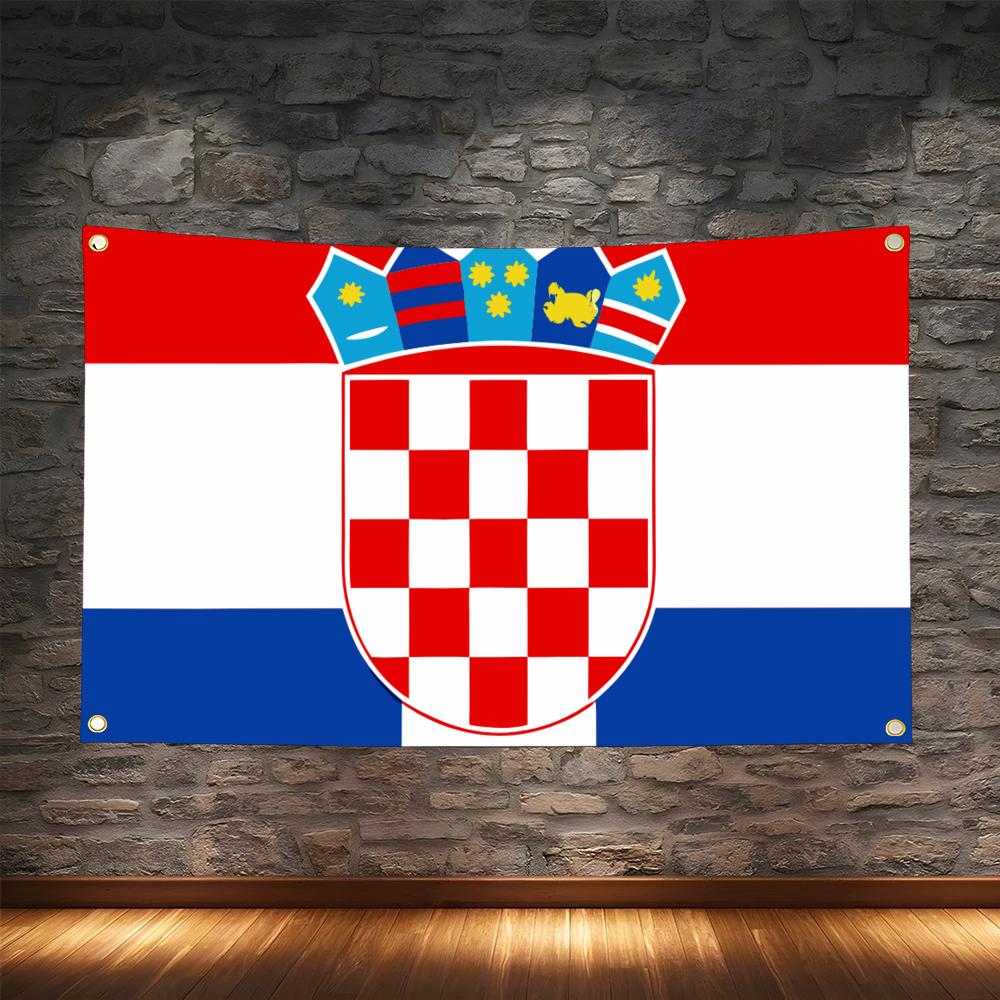 1PC Famous Croatia Flags Retro - огляд і ціна Retro Gaming Banner