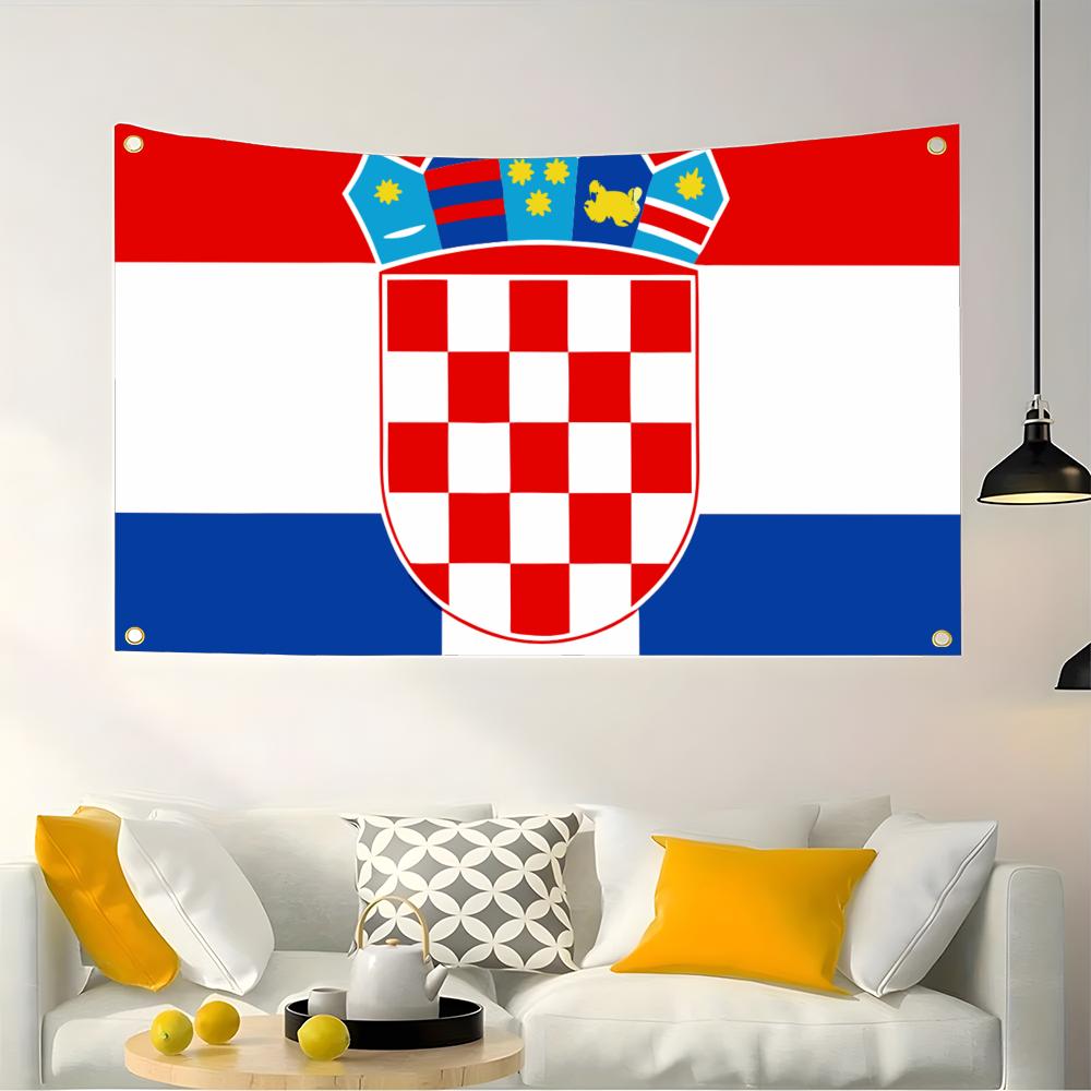 1PC Famous Croatia Flags Retro - огляд і ціна Retro Gaming Banner