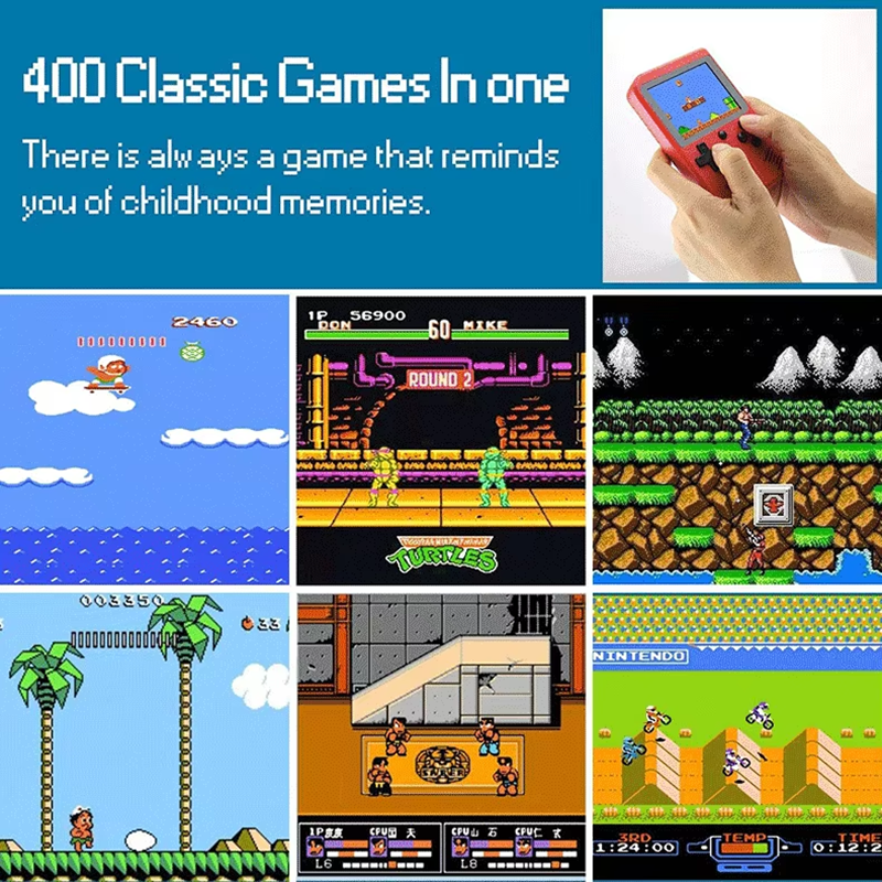 NEW 3 Inch Portable Retro Mini - огляд і ціна Retro Gaming Qss