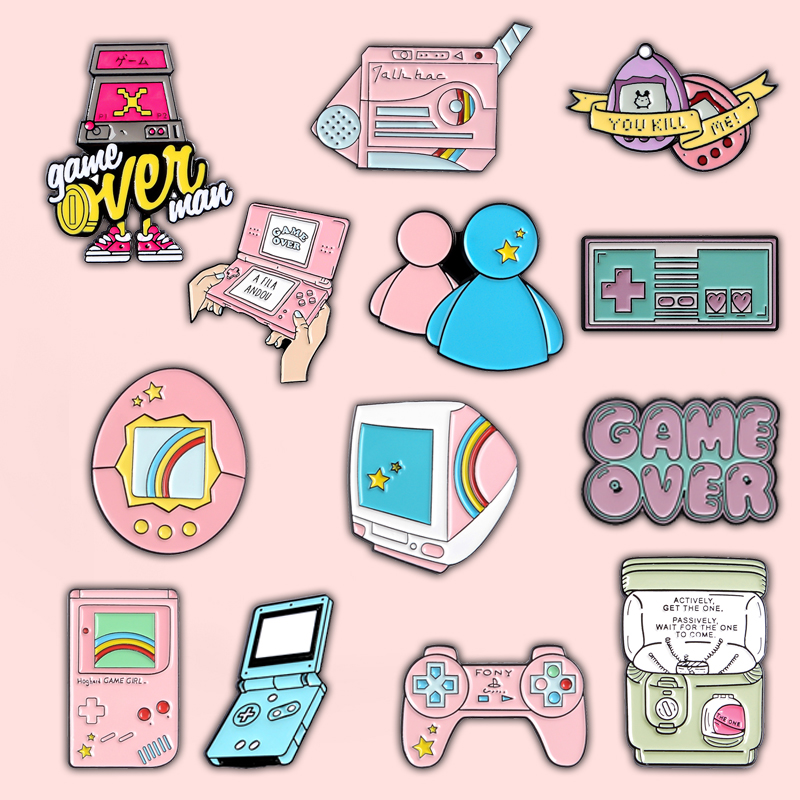 PLAY! 80's 90's Game Enamel Pi - огляд і ціна Retro Gaming Gif